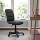 Black |#| Mid-Back Black Quilted Vinyl Swivel Task Office Chair - Home Office Chair