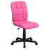 Mid-Back Quilted Vinyl Swivel Task Office Chair