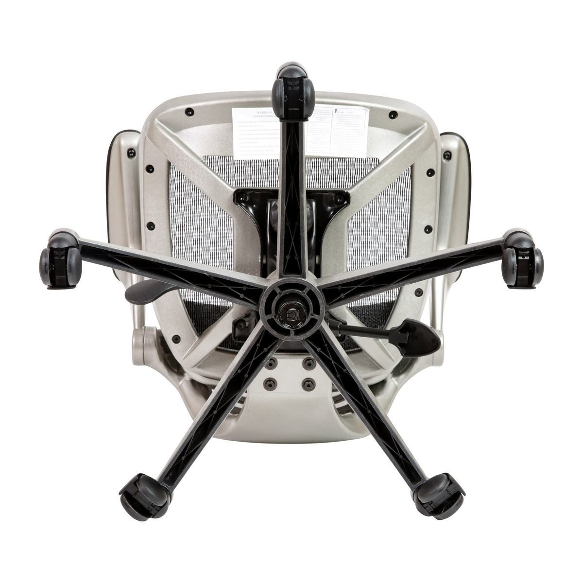 Black Mesh/Graphite Silver Frame |#| Black Mid-Back Mesh Executive Office Chair with Graphite Frame and Flip-Up Arms