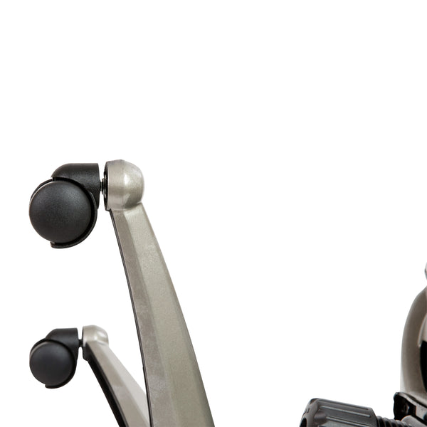 Black Mesh/Graphite Silver Frame |#| Black Mid-Back Mesh Executive Office Chair with Graphite Frame and Flip-Up Arms