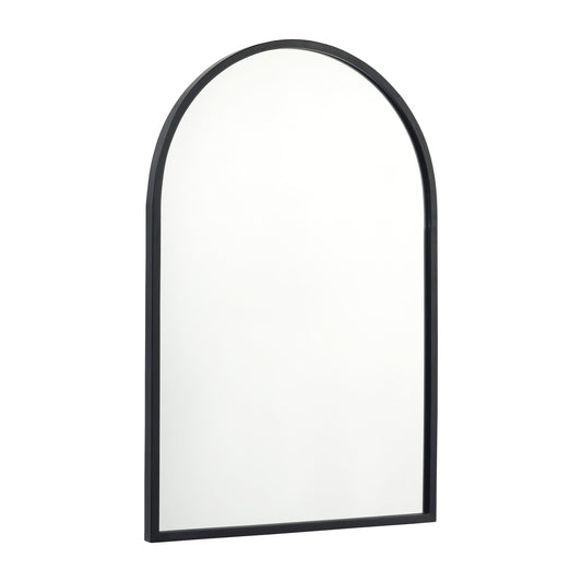 Mila Arched Metal Framed Wall Mirror for Hallways, Entryways, Dining and Living Rooms