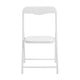 White |#| Kids White 5 Piece Folding Activity Table and Chair Set for Home & Daycare
