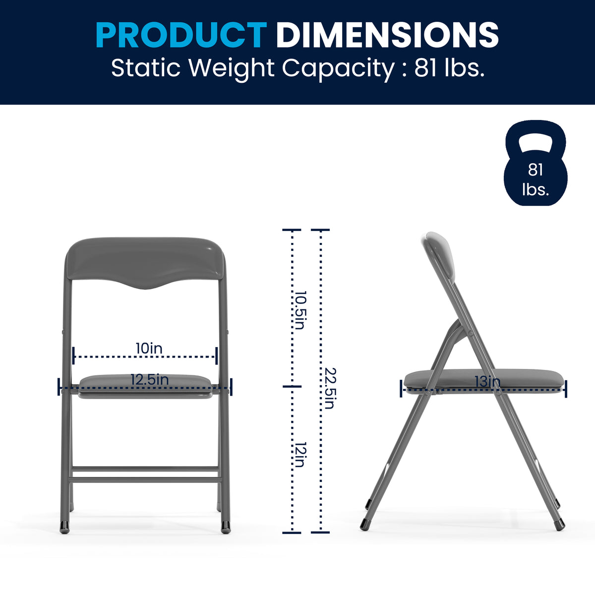 Gray |#| Kids Gray 5 Piece Folding Activity Table and Chair Set for Home & Daycare