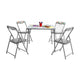 Printed |#| Kids Printed 5 Piece Folding Activity Table and Chair Set for Home & Daycare