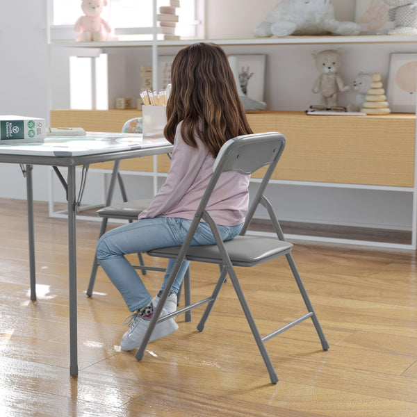 Printed |#| Kids Printed 5 Piece Folding Activity Table and Chair Set for Home & Daycare