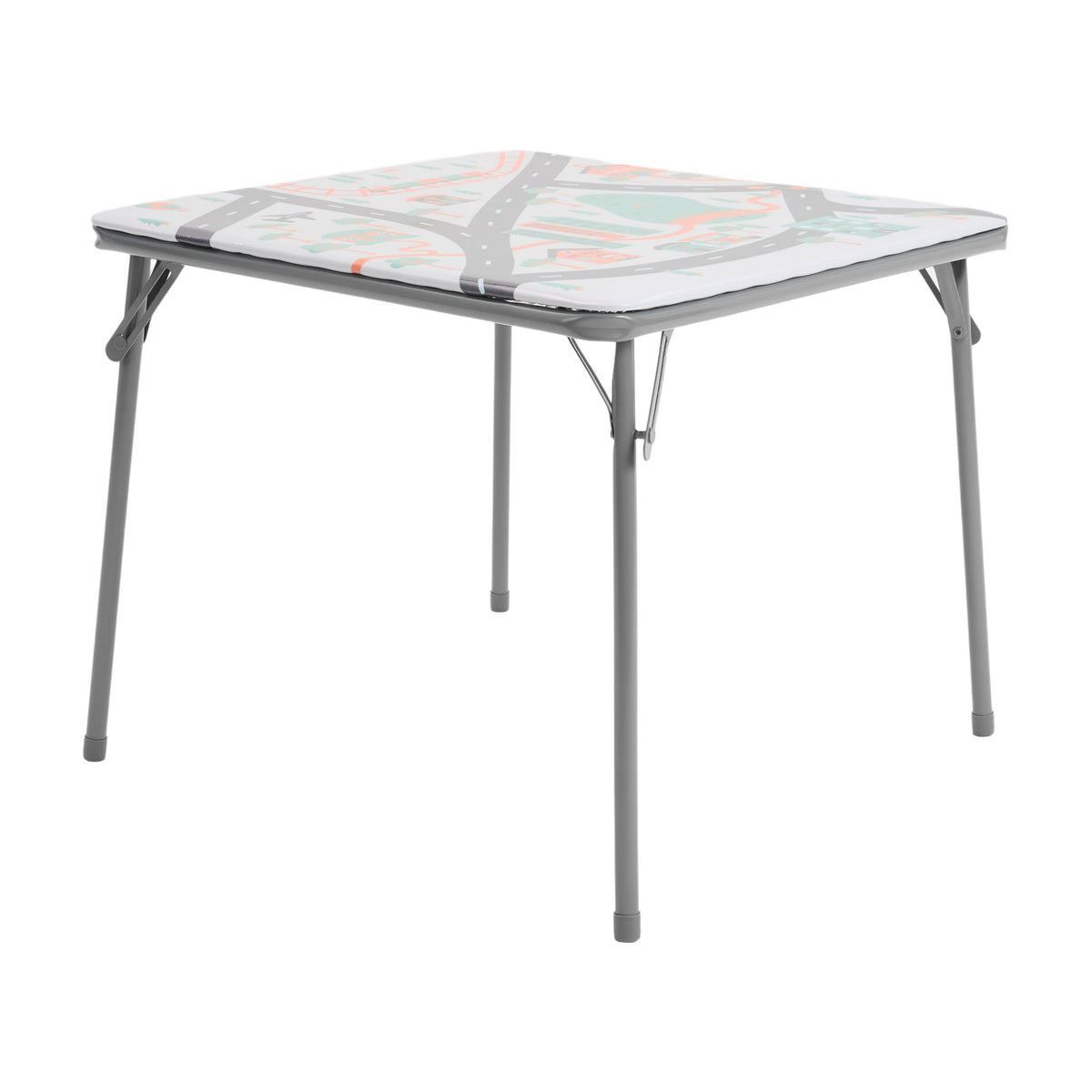 Printed |#| Kids Printed 5 Piece Folding Activity Table and Chair Set for Home & Daycare