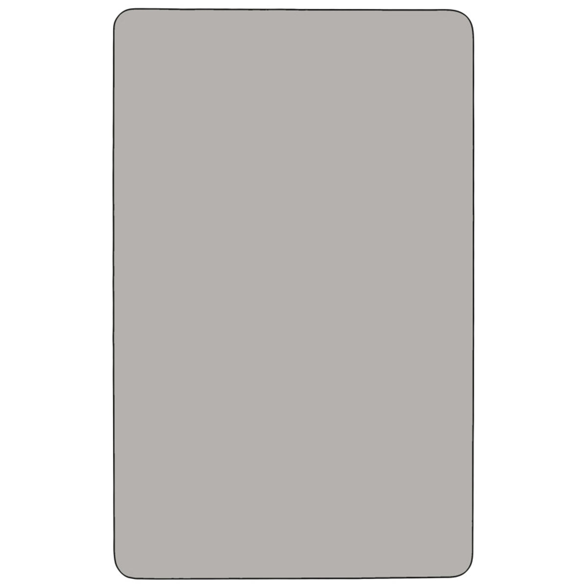 Gray |#| Mobile 24inchW x 60inchL Rectangular Grey HP Laminate Adjustable Leg Activity Table