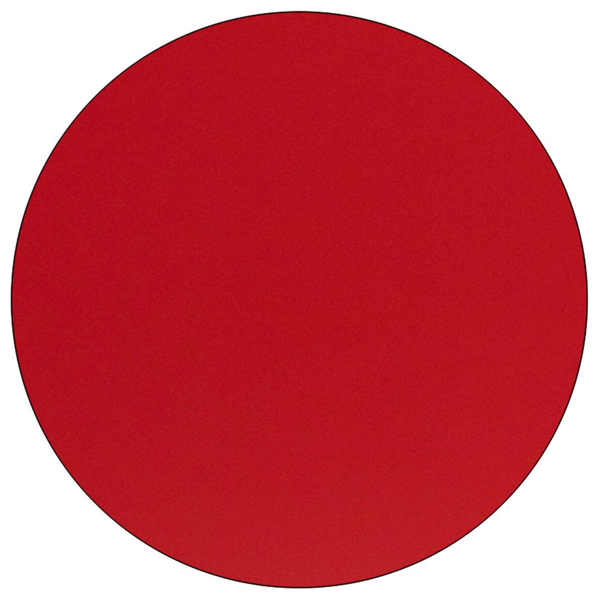 Red |#| Mobile 48inch Round Red HP Laminate Activity Table - Height Adjustable Short Legs