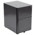 Modern 3-Drawer Mobile Locking Filing Cabinet with Anti-Tilt Mechanism and Hanging Drawer for Legal & Letter Files