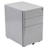 Modern 3-Drawer Mobile Locking Filing Cabinet with Anti-Tilt Mechanism and Hanging Drawer for Legal & Letter Files