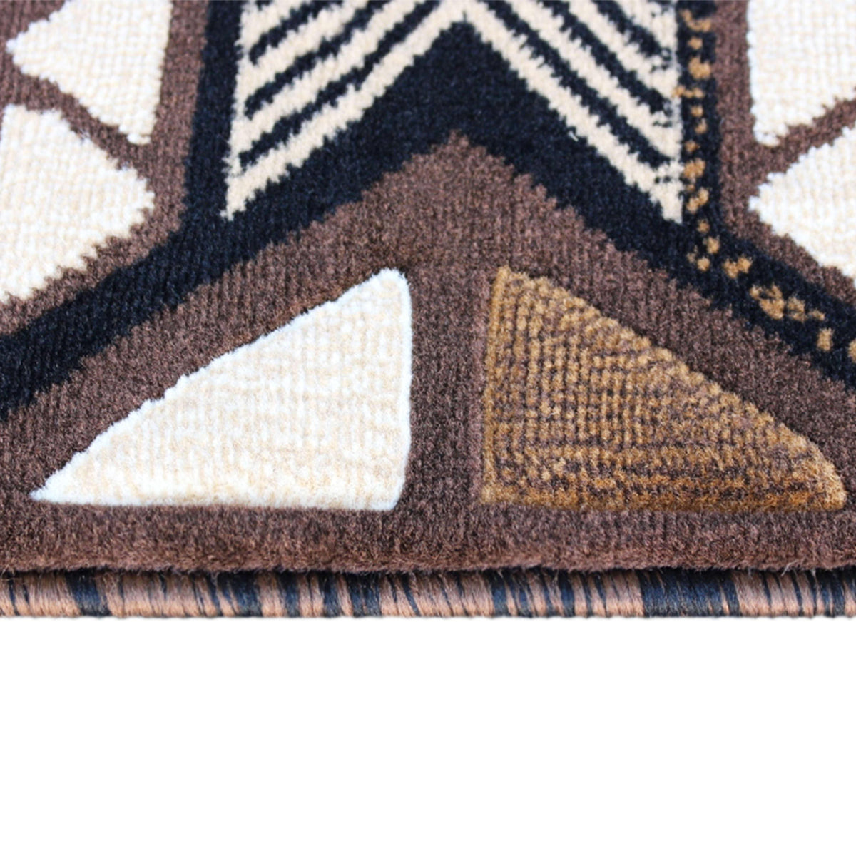 Chocolate,8' x 10' |#| Traditional Southwestern Style Chocolate Olefin Fiber Area Rug - 8' x 10'