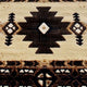 Brown,2' x 10' |#| Traditional Southwestern Style Brown Olefin Fiber Area Rug - 2' x 10'