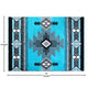 Turquoise,8' x 10' |#| Traditional Southwestern Style Turquoise Olefin Fiber Area Rug - 8' x 10'