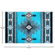 Turquoise,6' x 9' |#| Traditional Southwestern Style Turquoise Olefin Fiber Area Rug - 6' x 9'