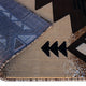 Brown,5' x 7' |#| Traditional Southwestern Style Brown Olefin Fiber Area Rug - 5' x 7'