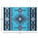 Turquoise,3' x 5' |#| Traditional Southwestern Style Turquoise Olefin Fiber Area Rug - 3' x 5'