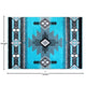 Turquoise,5' x 7' |#| Traditional Southwestern Style Turquoise Olefin Fiber Area Rug - 5' x 7'