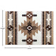 Ivory,5' x 7' |#| Traditional Southwestern Style Ivory Olefin Fiber Area Rug - 5' x 7'