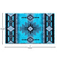 Turquoise,2' x 3' |#| Traditional Southwestern Style Turquoise Olefin Fiber Area Rug - 2' x 3'