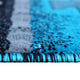 Turquoise,2' x 3' |#| Traditional Southwestern Style Turquoise Olefin Fiber Area Rug - 2' x 3'