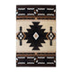 Brown,8' x 10' |#| Traditional Southwestern Style Brown Olefin Fiber Area Rug - 8' x 10'