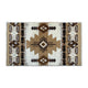 Ivory,2' x 3' |#| Traditional Southwestern Style Ivory Olefin Fiber Area Rug - 2' x 3'