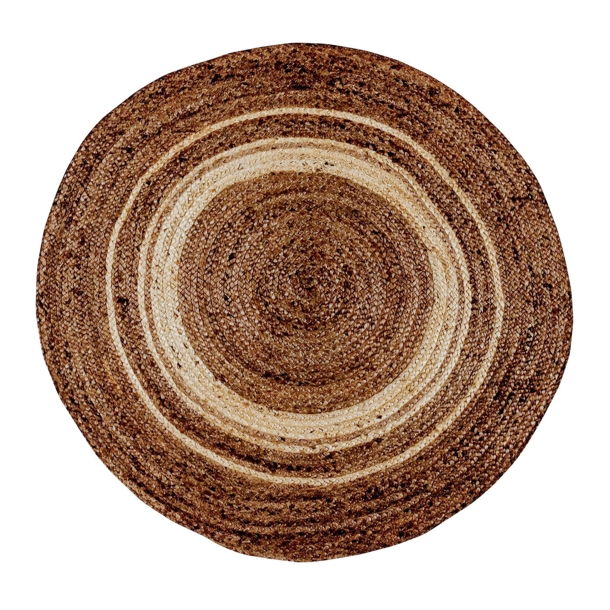 4' Round |#| Natural Fiber Jute Area Rug 4 Ft. Round - Indoor Jute Rug - Natural Area Rugs