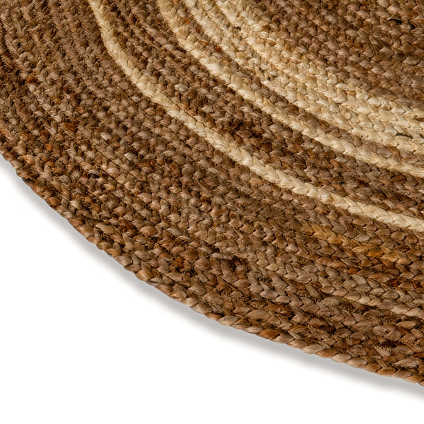 4' Round |#| Natural Fiber Jute Area Rug 4 Ft. Round - Indoor Jute Rug - Natural Area Rugs