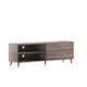 Walnut |#| TV Stand for up to 60inch TV's with Adjustable Shelf and Storage Drawers - Walnut