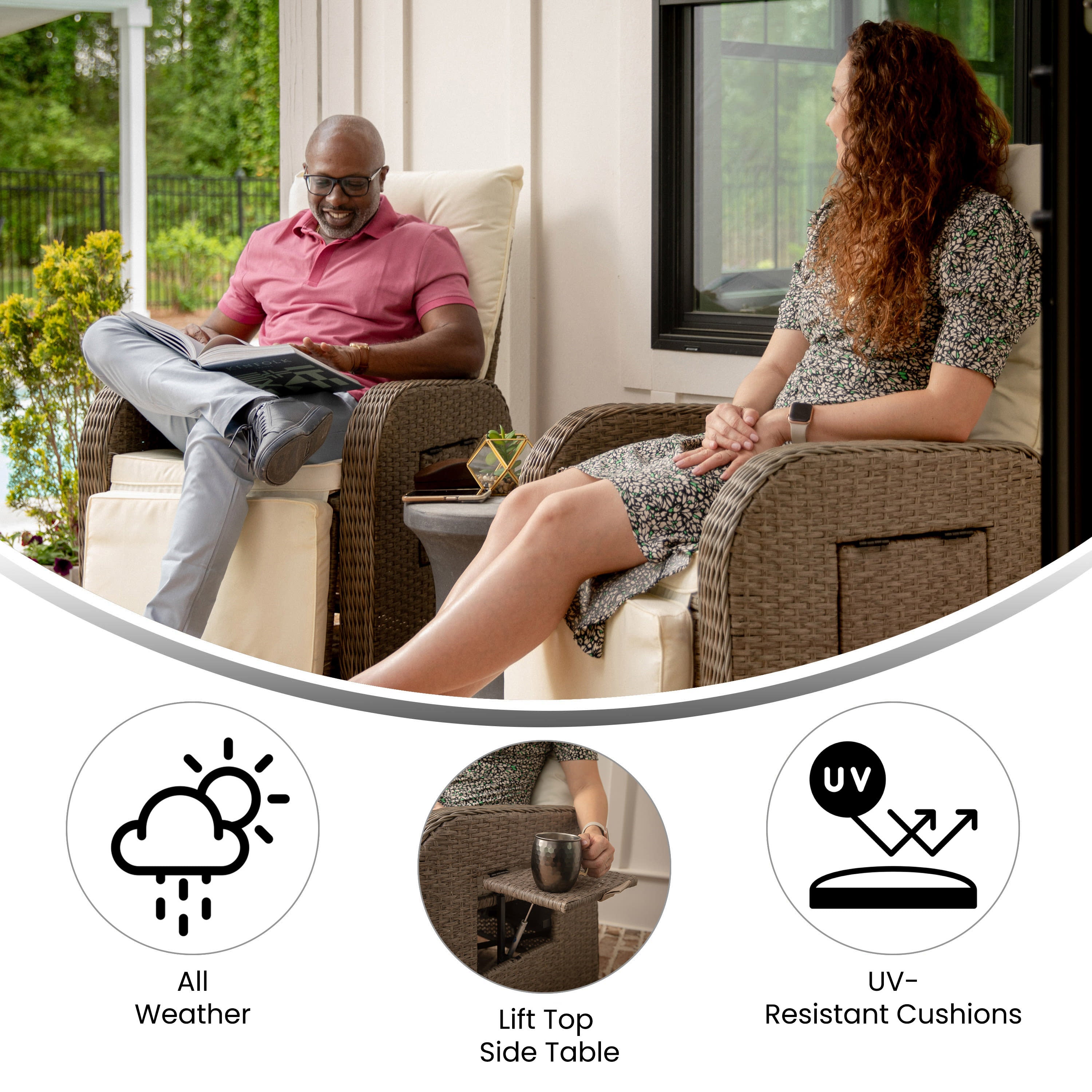 Indoor/Outdoor Recliner LTS-0422- – BizChair