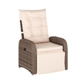  Beige Cushions/Brown Frame