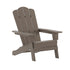 Newport Adirondack Chair with Cup Holder, Weather Resistant HDPE Adirondack Chair