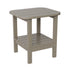 Newport HDPE 2-Tier Adirondack Side Table - All-Weather - Indoor/Outdoor