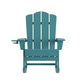 Blue |#| Commercial All-Weather Rocking Adirondack Chair with Swiveling Cupholder - Blue