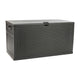 Gray |#| 120 Gallon Gray Plastic Deck Box for Outdoor Patio Storage & Deck Organization