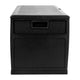 Black |#| 120 Gallon Black Plastic Deck Box for Outdoor Patio Storage & Deck Organization