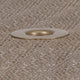 Gold |#| 35.25inch Round Gold Indoor-Outdoor Steel Patio Table-Umbrella Hole-Restaurant