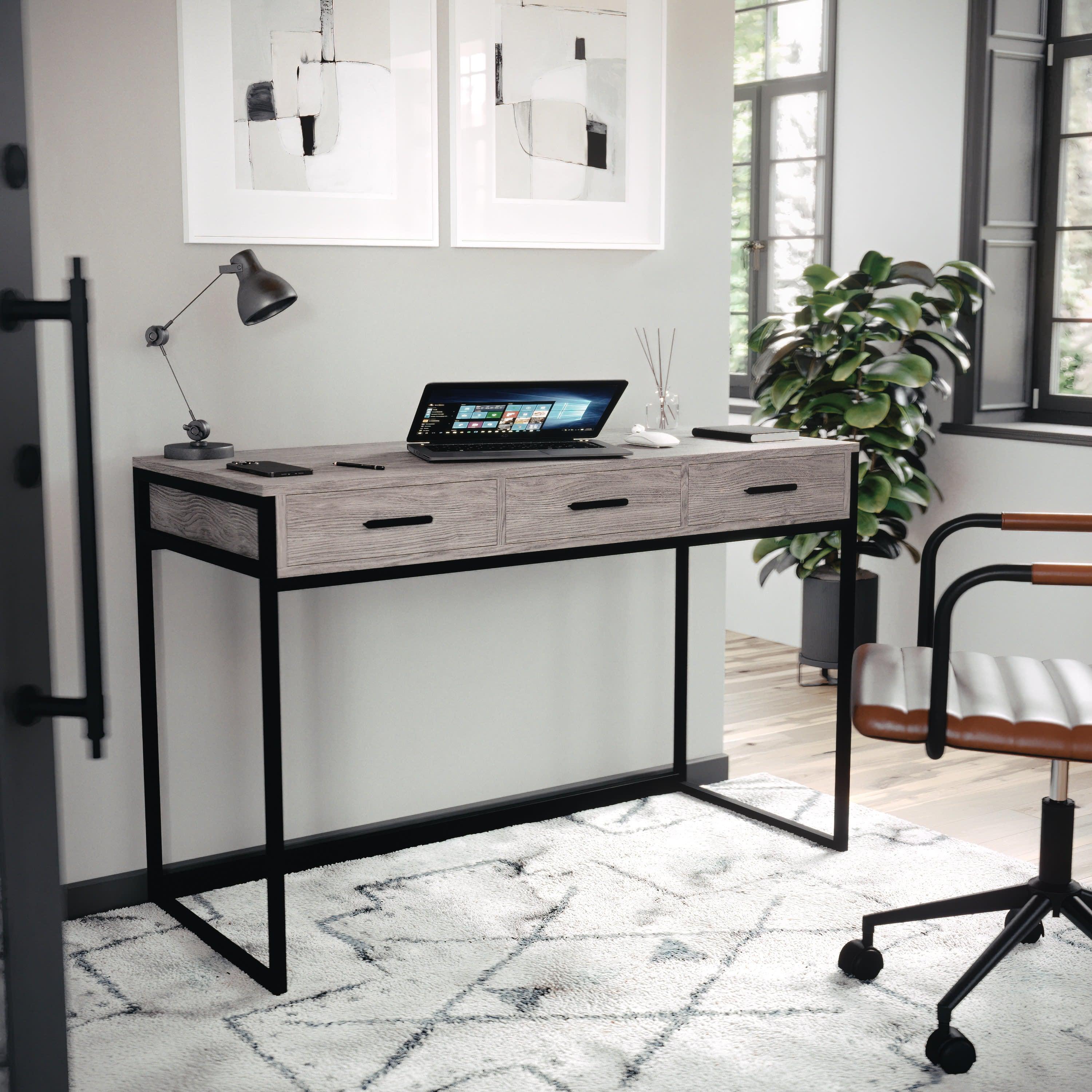 3/30まで出品】ウエストエルム west elm ペンシルデスク Pencil Desk ストア