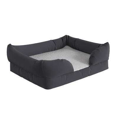Orthopedic Comfy Memory Foam Joint Relief Bolster Dog Bed - Removable & Washable Cover, Non-Slip Bottom - View 1