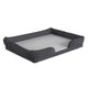 Large |#| Orthopedic 44inch x 34inch Memory Foam Dog Bed - Removable, Washable Cover-Gray