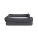 Medium |#| Orthopedic 36inch x 28inch Memory Foam Dog Bed - Removable, Washable Cover-Gray