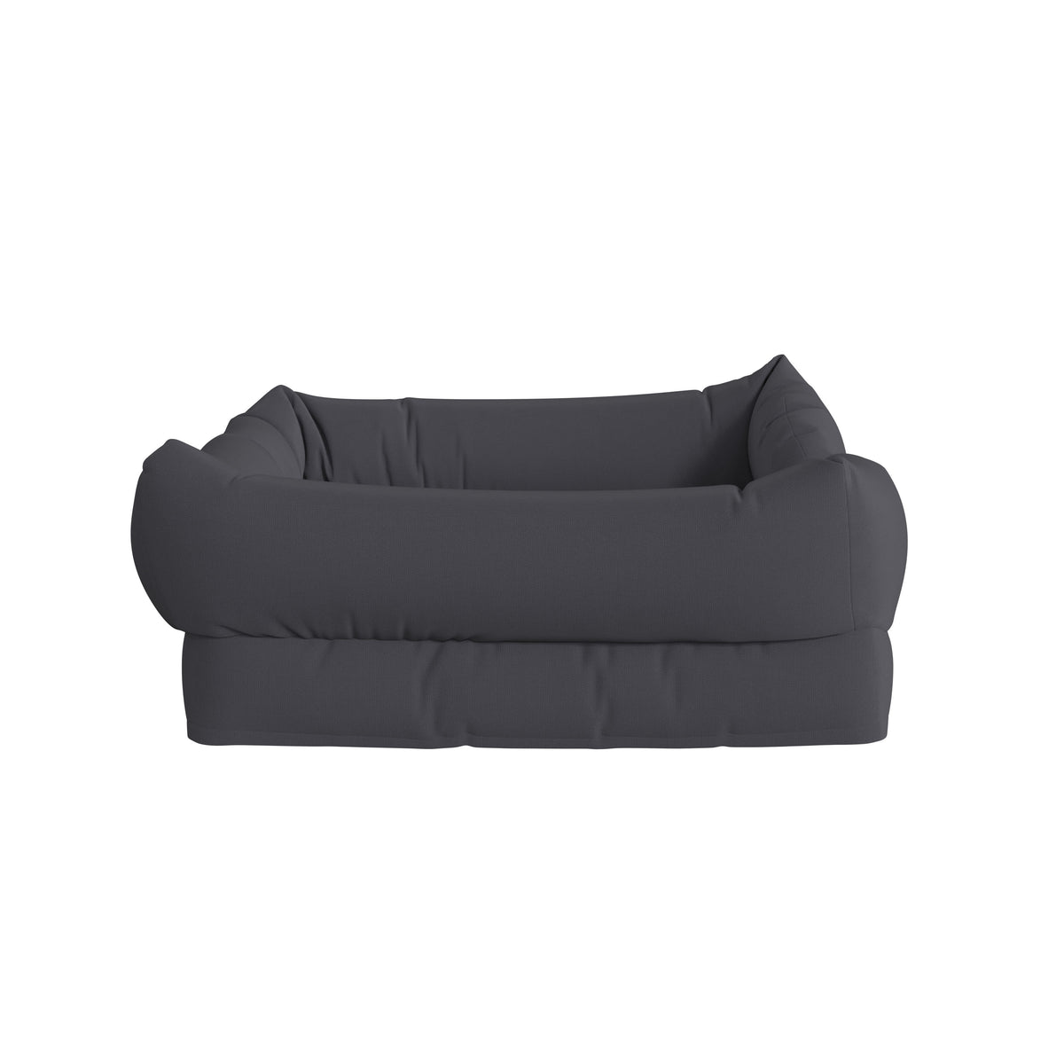 Small |#| Orthopedic 25inch x 20inch Memory Foam Dog Bed - Removable, Washable Cover-Gray