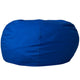 Royal Blue |#| Oversized Solid Royal Blue Refillable Bean Bag Chair for All Ages