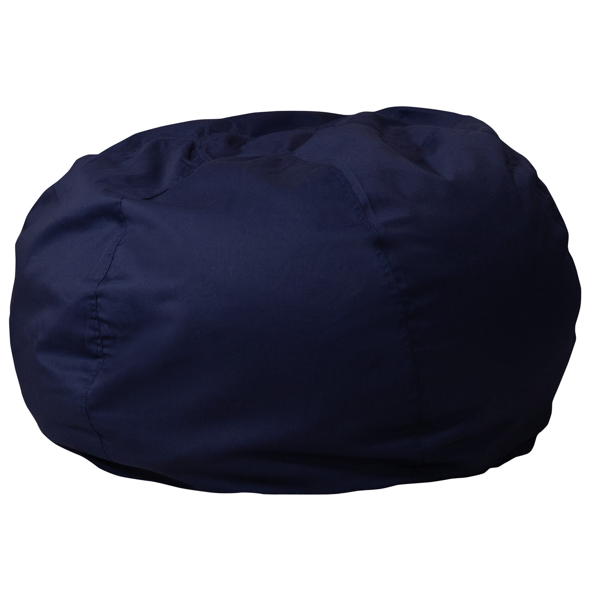 Navy Blue |#| Oversized Solid Navy Blue Refillable Bean Bag Chair for All Ages