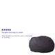 Gray |#| Oversized Solid Gray Refillable Bean Bag Chair for All Ages