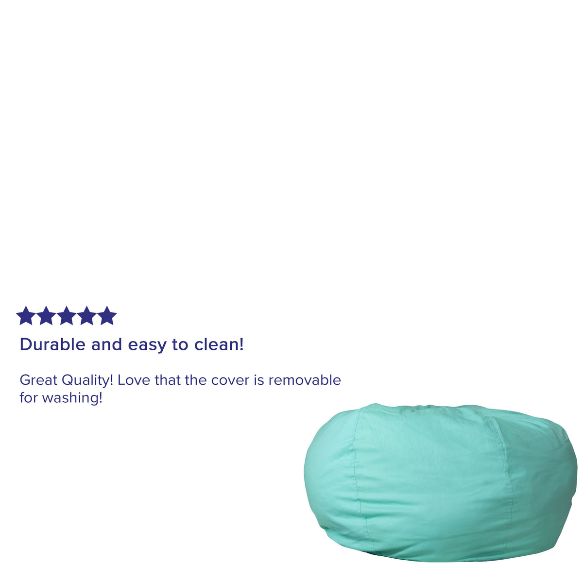 Mint Green |#| Oversized Solid Mint Green Refillable Bean Bag Chair for All Ages