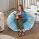 Teal Furry |#| Oversized Teal Furry Refillable Bean Bag Chair for All Ages