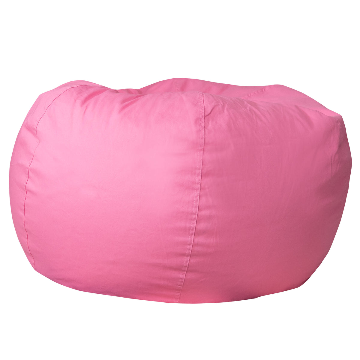 Light Pink |#| Oversized Solid Light Pink Refillable Bean Bag Chair for All Ages