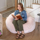 Blush Furry |#| Oversized Blush Furry Refillable Bean Bag Chair for All Ages