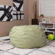 Green Dot |#| Oversized Green Dot Refillable Bean Bag Chair for All Ages